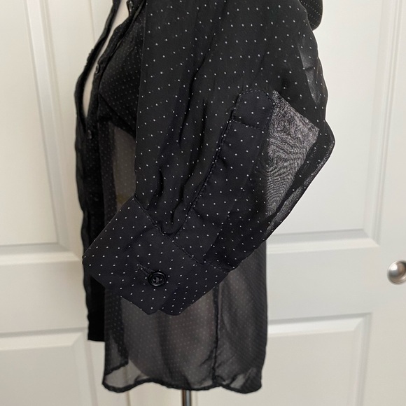 Old Navy Polka Dot Dress Shirt - Picture 5 of 6